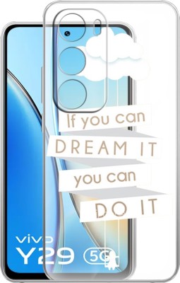 Selfless Back Cover for Vivo Y29 5G(Transparent, Dual Protection, Silicon, Pack of: 1)