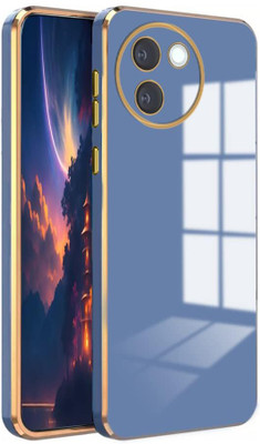 LENIENT Back Cover for Vivo Y58 5G, Vivo Y38 5G(Blue, Camera Bump Protector, Pack of: 1)