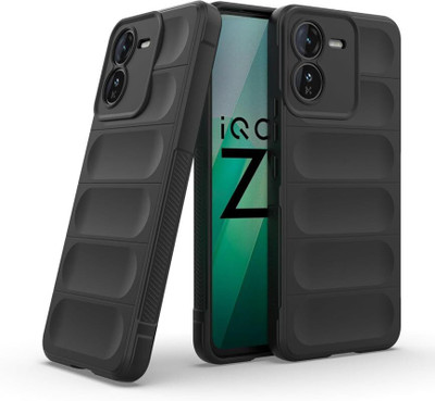 FITSMART Bumper Case for vivo iQOO Z9x 5G(Black, Shock Proof, Pack of: 1)
