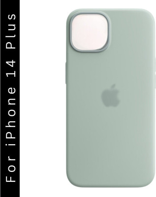 Celvas Back Cover for iPhone 14 Plus(Green, Grip Case, Silicon, Pack of: 1)