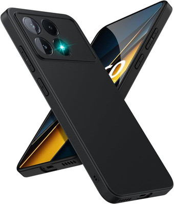 RUNICHA Back Cover for POCO X6 Pro 5G, POCO X6 Pro(Black, Grip Case, Pack of: 1)