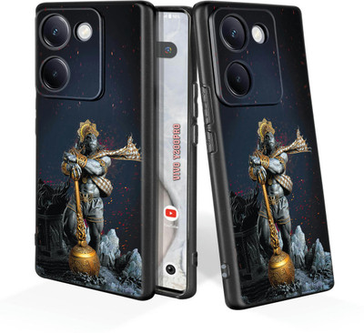printwhiz Back Cover for Vivo Y200 Pro 5G, Vivo Y300Plus(Black)