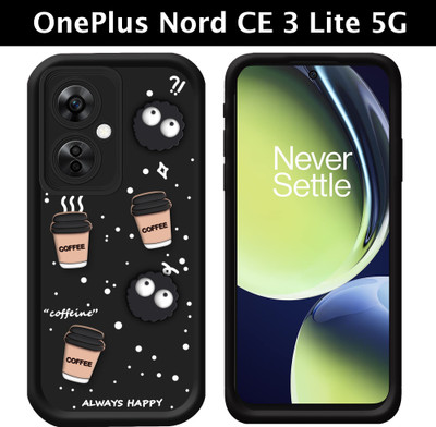 fi-yonity Back Cover for OnePlus Nord CE3 LITE 5G(Black, 3D Case, Silicon, Pack of: 1)