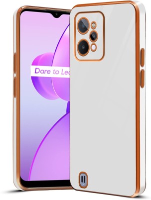 ankSONline Back Cover for Realme C31, 6D Colored Soft Silicon TPU Camera Protection(White, Camera Bump Protector, Silicon, Pack of: 1)