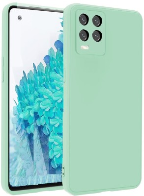 WellWell Back Cover for Realme 8s 5G Realme Narzo 30 5G Realme 8 5G REALME 9 5G ( skay Blue )(Blue, Grip Case, Silicon, Pack of: 1)