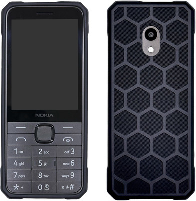 Gizmofreaks Back Cover for Nokia 235 4G 2024 DS - MODEL NO. : TA-1616 Rugged Case ( Pack of 2 )(Black, Pack of: 2)