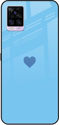 Hocopoco Back Cover for Vivo V20(Blue, Grip Case, Pack of: 1)