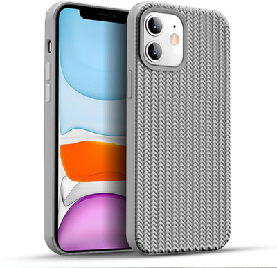 SYOTT Back Cover for Apple iPhone 12, iPhone 12(Grey, Flexible, Silicon, Pack of: 1)