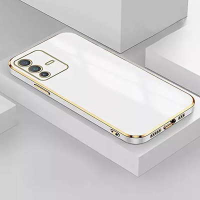Nice Assoseries HUB Back Cover for Vivo V23e 4G(White, Flexible, Silicon)