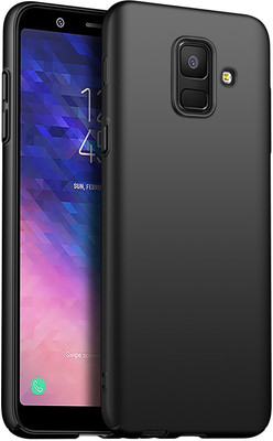 zaperhub Back Cover for Samsung Galaxy A6 2018(Black, Silicon)