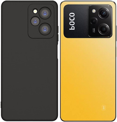 Cell Mobile Back Cover for POCO X5 Pro 5G(Black, Grip Case, Pack of: 1)