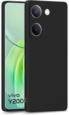 SRT Back Cover for Vivo Y200 Pro(Black, Camera Bump Protector, Pack of: 1)