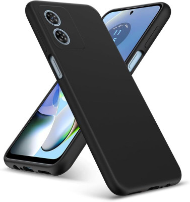 FITSMART Back Cover for Motorola Moto G Play (2024)(Black, Shock Proof, Silicon, Pack of: 1)