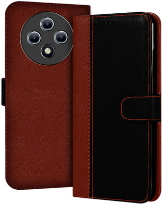 Flipkart SmartBuy Back Cover for Redmi A4 5G(Black, Brown, Dual Protection, Pack of: 1)