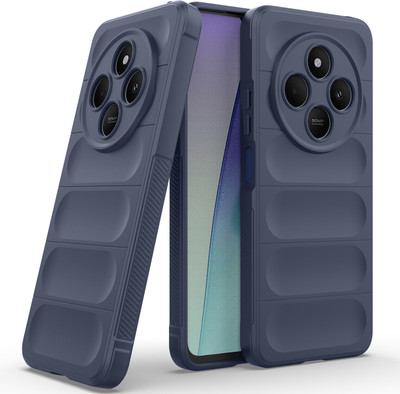 GLOBAL NOMAD Back Cover for Poco M7 5G(Blue, 3D Case, Silicon, Pack of: 1)