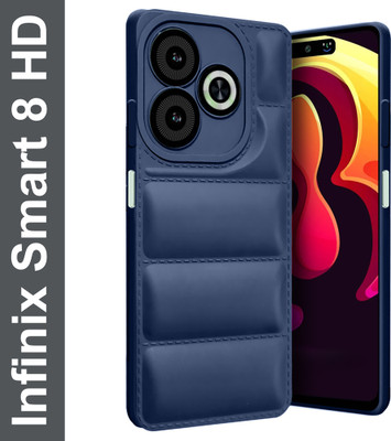 Memia Back Cover for Infinix Smart 8 HD(Blue, Camera Bump Protector, Pack of: 1)