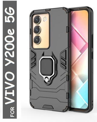Flipkart SmartBuy Back Cover for Vivo T3 5G, Vivo Y200e 5G(Black, Dual Protection, Pack of: 1)