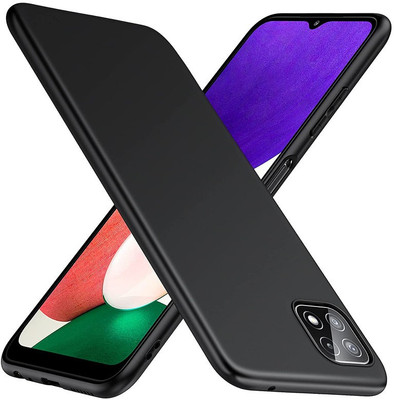 kursa hub Back Cover for SAMSUNG GALAXY F42 5G(Black, Shock Proof)