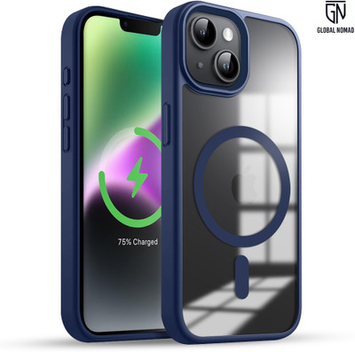 GLOBAL NOMAD Back Cover for APPLE iPhone 13(Blue, Shock Proof, Pack of: 1)