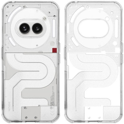 Hyper Back Cover for Nothing Phone 2a, Nothing Phone (2a) 5G, (BM)(Transparent, Shock Proof, Silicon, Pack of: 1)