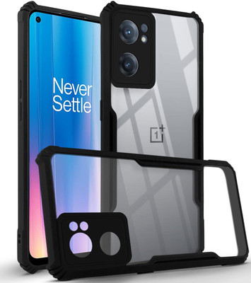 filbayhub Back Cover for OnePlus Nord CE 2 5G(Black, Transparent, Camera Bump Protector, Pack of: 1)