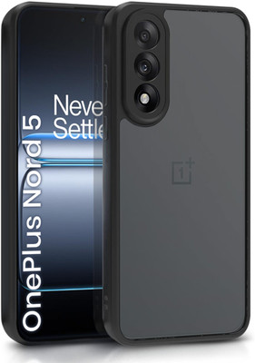 WOW Imagine Back Cover for 1+ OnePlus Nord 5, Hard Slim fit Back Case | PC & TPU | Clear Transparent(Black, Shock Proof, Pack of: 1)