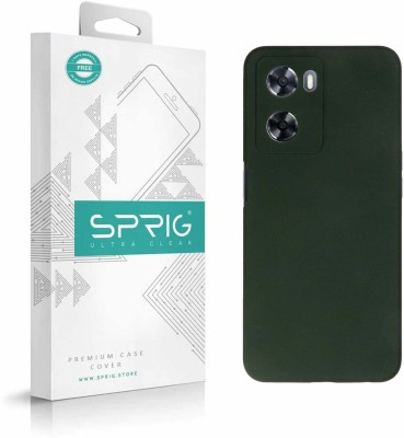 Sprig Liquid Silicone Back Cover for Oppo A57(Green, Shock Proof, Silicon, Pack of: 1)