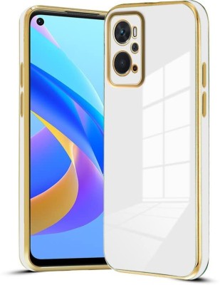 ANTICA Back Cover for Oppo K10 4G |View Electroplated Chrome 6D Case Soft TPU(White, Dual Protection, Silicon, Pack of: 1)