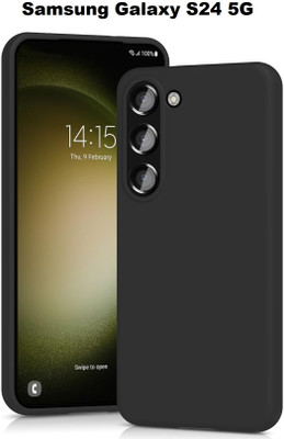 Aaralhub Back Cover for Samsung Galaxy S24 5G(Black, Camera Bump Protector, Pack of: 1)