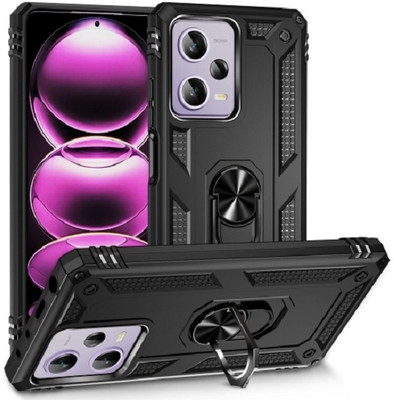 KrKis Back Cover for Mi Redmi Note 12 Pro Plus 5G(Black, Shock Proof, Pack of: 1)