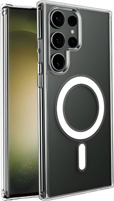 Chic Vibe Back Cover for samsung galaxy s22 ultra Ultra(Transparent, Dual Protection, Pack of: 1)