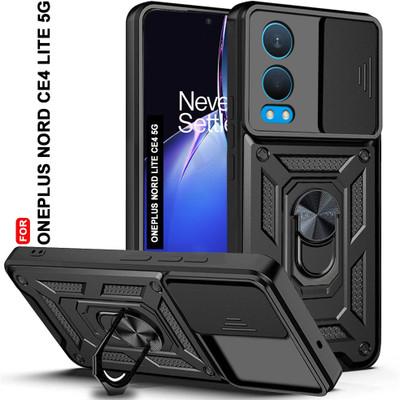 AESTMO Back Cover for OnePlus Nord CE 4 Lite 5G(Black, Slider, Pack of: 1)