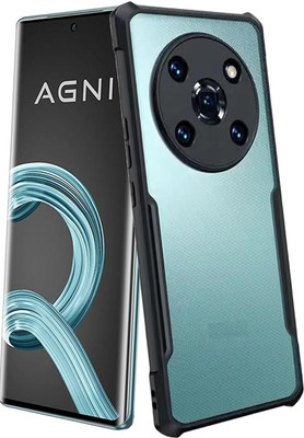 Caseline Back Cover for Lava Agni 2 5G, Lava Agni 2 (IP)(Black, Grip Case, Pack of: 1)