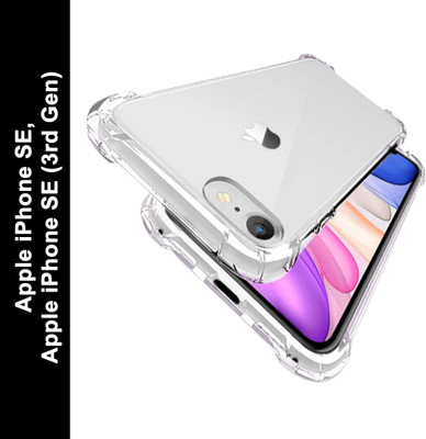 Wellpoint Back Cover for Apple Iphone SE 2020, APPLE iPhone SE (3rd Gen), Plain(Transparent, Camera Bump Protector, Pack of: 1)