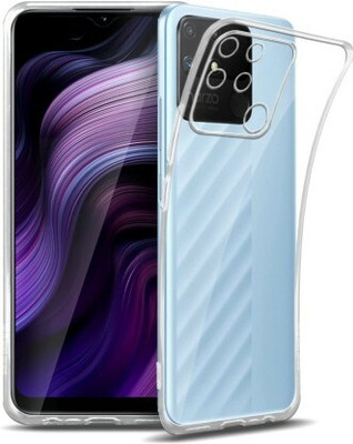 Aarov Back Cover for Mi 10, Mi Redmi 10, Designer Plain Back Cover(Transparent, Grip Case, Silicon, Pack of: 1)
