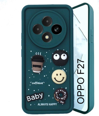 Micvir Back Cover for OPPO F27 5G(Green, Silicon, Pack of: 1)