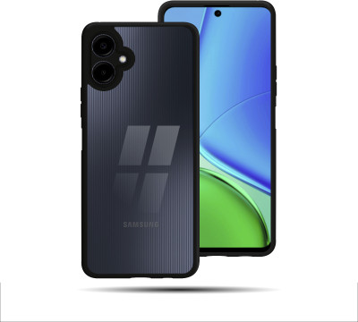 SUPER-ME Back Cover for SAMSUNG A06 5G |PREMIUM TRANSPARENT clear back panel |ENHANCED anti-slip grip(Transparent, Camera Bump Protector, Pack of: 1)