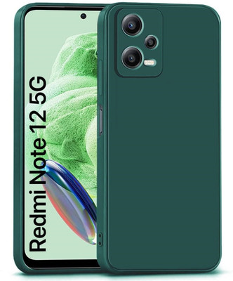 ZAMN Back Cover for REDMI NOTE 12 5G(Green, Silicon, Pack of: 1)