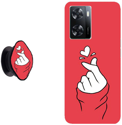 SPBR Back Cover for Oppo A77S(Red, White, Cases with Holder, Pack of: 2)