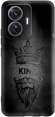 printwhiz Back Cover for iQOO Z6 Pro, Vivo T1 Pro 5G(Black)