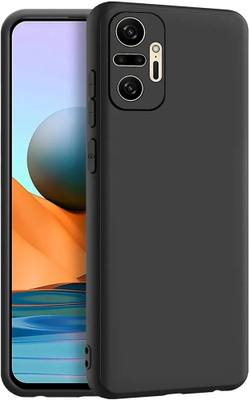 Celltune Back Cover for Redmi Note 10 Pro / Note 10 Pro Max (4G)(Black, Dual Protection, Silicon, Pack of: 1)