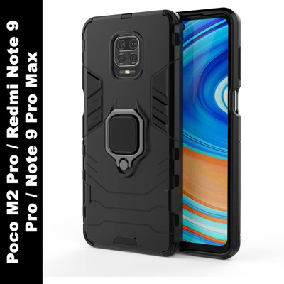 Flipkart SmartBuy Back Cover for Poco M2 Pro, Mi Redmi Note 9 Pro|9 Pro Max(Black, Camera Bump Protector, Pack of: 1)