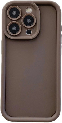 SCALEBEE Back Cover for Apple iPhone 14 Pro Max Soft Silicon Anti Shock Scratch Proof Camera Protection Phone Case(Brown, Flexible, Silicon, Pack of: 1)