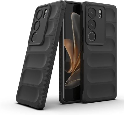 CaseWEB Back Cover for Vivo V29 Pro 5G(Black, Flexible, Silicon, Pack of: 1)