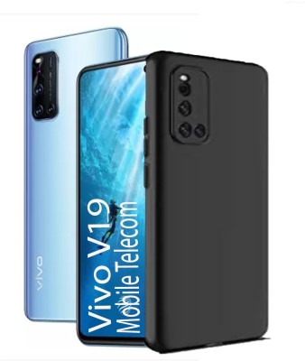 S-Softline Back Cover for Vivo V19(Black, Silicon, Pack of: 1)