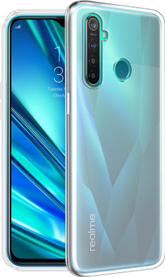 SRT Back Cover for Realme 5 Pro(Transparent, Pack of: 1)