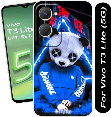 SmartGoldista Back Cover for Vivo T3 Lite (5G)(Transparent, Flexible, Silicon, Pack of: 1)