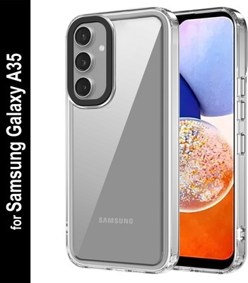 Zapcase Back Cover for Samsung Galaxy A35(Transparent, Grip Case, Pack of: 1)