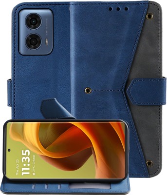 Autofocus Back Cover for Motorola Moto G85 5G(Blue, Holster, Pack of: 1)