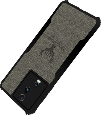 PikTrue Back Cover for IQOO Neo 7 Pro 5G |Vegan PU Leather |Deer Case| Camera Lens Protection(Grey, Shock Proof, Pack of: 1)